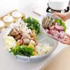 厨房火锅食材拼盘创意双层肉类果蔬菜沥水篮洗菜盆洗菜篮子分装盆